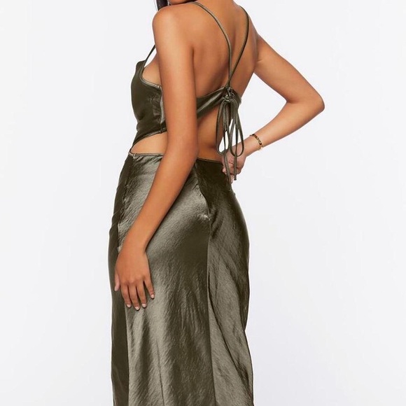 Cowl Neck Midi Dress - Picture 2 of 3